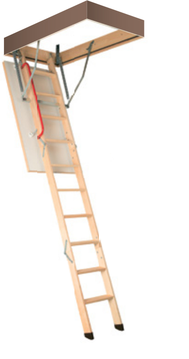 Утепленная чердачная лестница Fakro LWK Plus, 70x120x280 цена,  в .