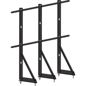 Ограждение кровли ROOFSYSTEMS ECONOM (ТЕКТА) H-1200 d25 (круг) RAL 8019 Серо-коричневый