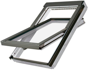 Мансардное окно Fakro PTP-V U3 PROFI ПВХ, 94x140