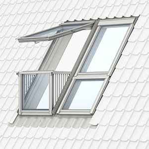 Окно-балкон VELUX CABRIO® GDL 3066, 114x252