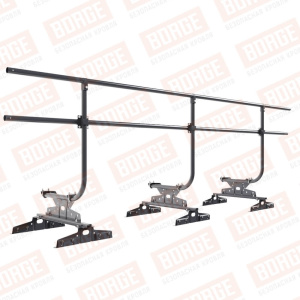 Ограждение кровли Borge для параллельной фальцевой кровли H-1200 мм Цвета RAL/RR