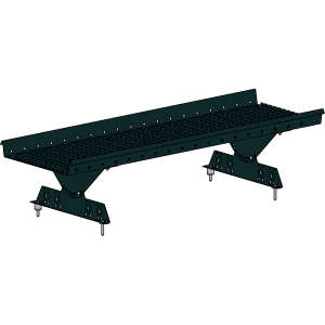 Переходной мостик ROOFSYSTEMS PRESTIGE ZN 360 NEXT 1,2 м RAL 9005 Черный темный