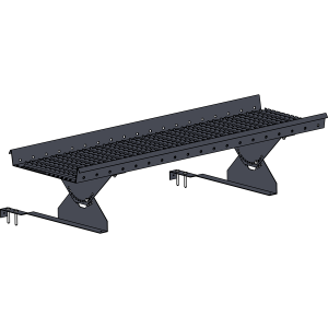 Переходной мостик ROOFSYSTEMS PRESTIGE ZN 360 для натуральной черепицы 1,2 м RAL 7024 Серый графит