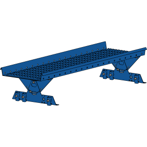 Переходной мостик ROOFSYSTEMS PRESTIGE ZN 360 CLICK для фальцевой кровли 1,2 м RAL 5005 Синий насыщенный