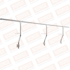 Ограждение парапета кровли Borge H-300 мм Цинк