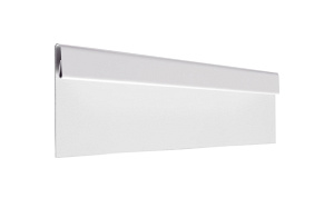Финишная планка AquaSystem металлическая Pural 275 г/м2 белый RR 20