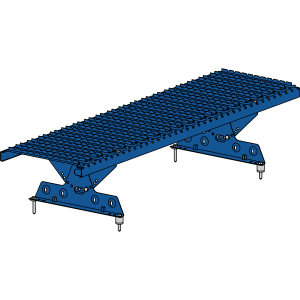 Переходной мостик ROOFSYSTEMS ELITE 330 NEXT 1,2 м RAL 5005 Синий насыщенный