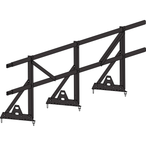 Ограждение кровли ROOFSYSTEMS PRESTIGE ZN H-1200 45*25 (овал) NEXT RAL 8019 Серо-коричневый