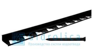 Бордюр Gidrolica Line Б-300,8,5.4.5 - пластиковый черный L3000