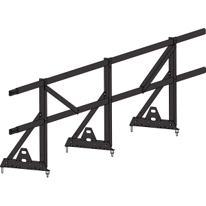 Ограждение кровли ROOFSYSTEMS PRESTIGE ZN H-900 45*25 (овал) NEXT RAL 8019 Серо-коричневый