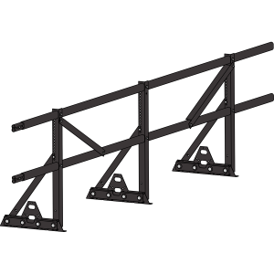 Ограждение кровли ROOFSYSTEMS PRESTIGE для фальцевой кровли ZN H-600 45*25 (овал) NEXT RAL 8019 Серо-коричневый