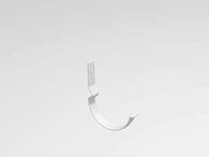 Крюк короткий желоба 125/90 Interprofil RAL 9002 (Гранит)