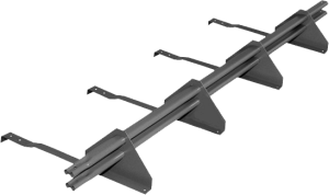 Снегозадержатель трубчатый ROOFSYSTEMS PRESTIGE ZN 45*25 (овал) 3 м для натуральной черепицы RAL 7004 Серый