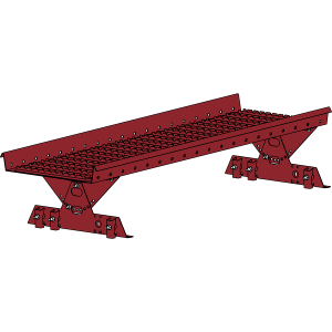 Переходной мостик ROOFSYSTEMS PRESTIGE ZN 360 CLICK для фальцевой кровли 1,2 м RAL 3011 Коричнево-красный