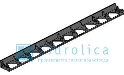 Бордюр Gidrolica Line Б-100,8.4.5 - пластиковый черный L1000