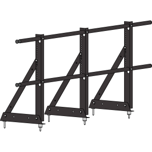 Ограждение кровли ROOFSYSTEMS ECONOM (ТЕКТА) H-600 d25 (круг) RAL 8019 Серо-коричневый