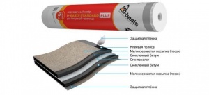 Подкладочный ковер под гибкую черепицу Docke D-Basis Standart Plus 1х15 м (песок-песок)