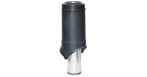 Выход вентиляции Krovent Pipe-VT 125 черный