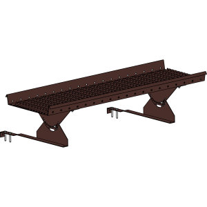 Переходной мостик ROOFSYSTEMS PRESTIGE ZN 360 для натуральной черепицы 1,2 м RAL 8017 Коричневый шоколад