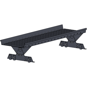 Переходной мостик ROOFSYSTEMS PRESTIGE ZN 360 CLICK для фальцевой кровли 1,2 м RAL 7024 Серый графит