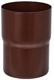 Соединитель трубы 125/90 Aquasystem RAL 8017