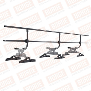 Ограждение кровли Borge для параллельной фальцевой кровли H-600 мм Цвета RAL/RR