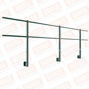 Ограждение парапета кровли NewLine 900 мм RAL 6005 Зеленый