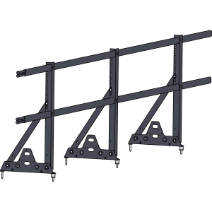 Ограждение кровли ROOFSYSTEMS ELITE H-600 40*20 (овал) NEXT RAL 7024 Серый графит