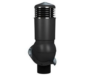Выход вентиляции Wirplast К-95 125/110 мм ИЗОЛИРОВАННЫЙ (утепленный) RAL 9005