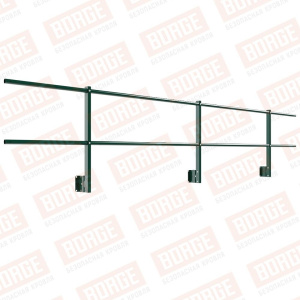 Ограждение парапета кровли  NewLine 600 мм RAL 6005 Зеленый